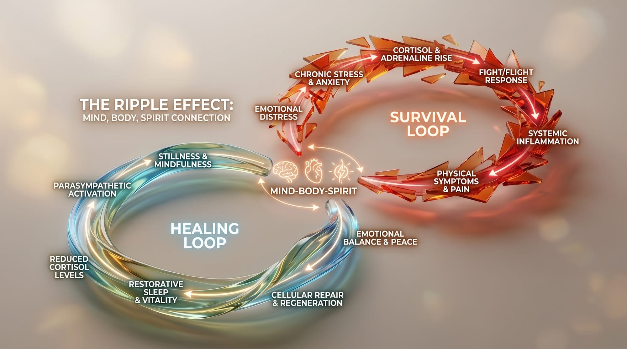 Meditation, Mindfulness, Holistic Well-Being, Mind Body Connection, Self-Awareness
