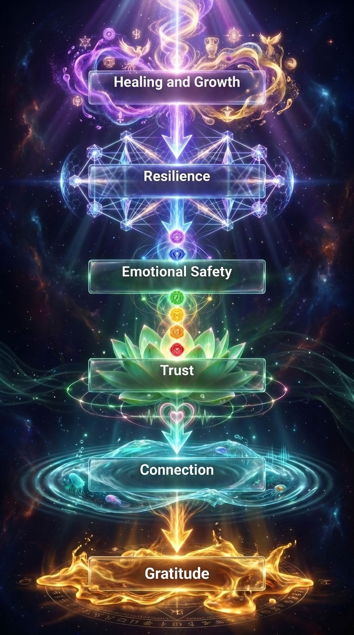 Spiritual emotional progression, Biological Lineage, Vagus Nerve Stimulation, Heart Chakra Alignment, Neuroplasticity And Gratitude, Family Dynamics Healing, Spiritual Mind Treatment, Science And Spirituality