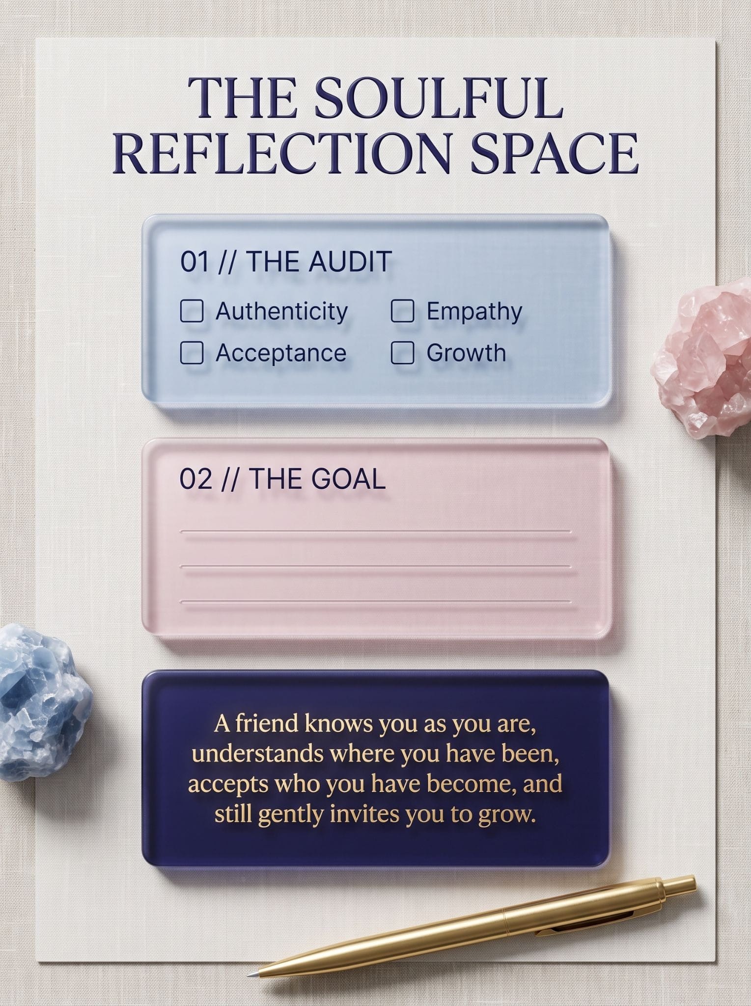 The Soulful Reflection Space, Deep Friendships, Soulful Connections, Bio-Energetic Guide, Pillars Of Friendship, Spiritual Dynamics Of Relationships