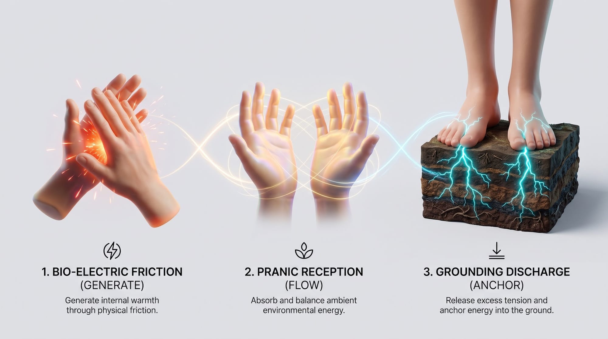 Subtle Energy Attunement and Bio-Electric Grounding, Metaphysical Grounding, Heart-Brain Coherence, Soul Journey, Somatic Wellness, Self-Discovery, Emotional Integration, Spiritual Travel, Mindfulness Practices, Body Intuition
