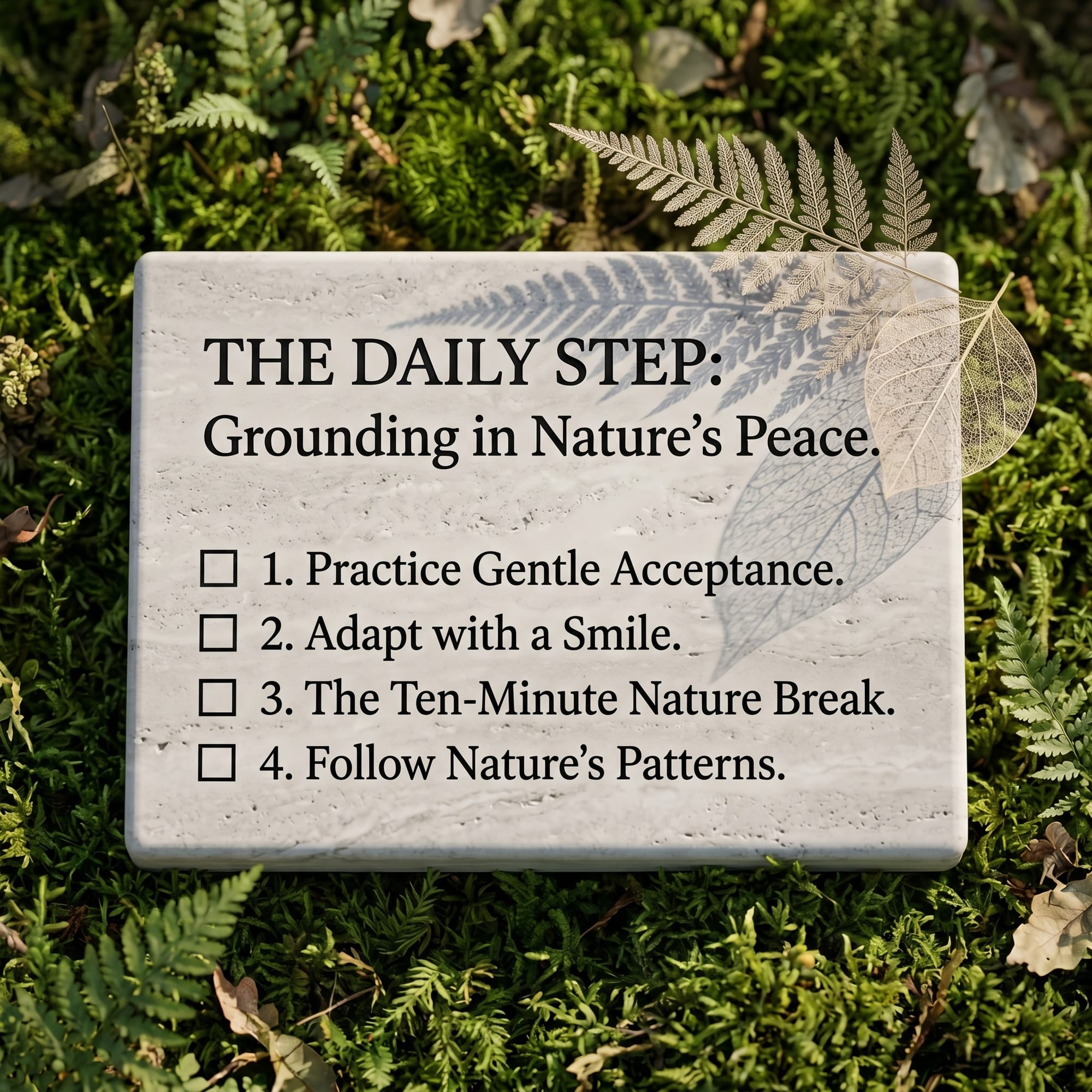 The Daily Step: Grounding in Nature's Peace, Ageless Living, Mind-Body Connection, Healthy Aging, Mindset And Aging, Vibrant Longevity, Holistic Vitality
