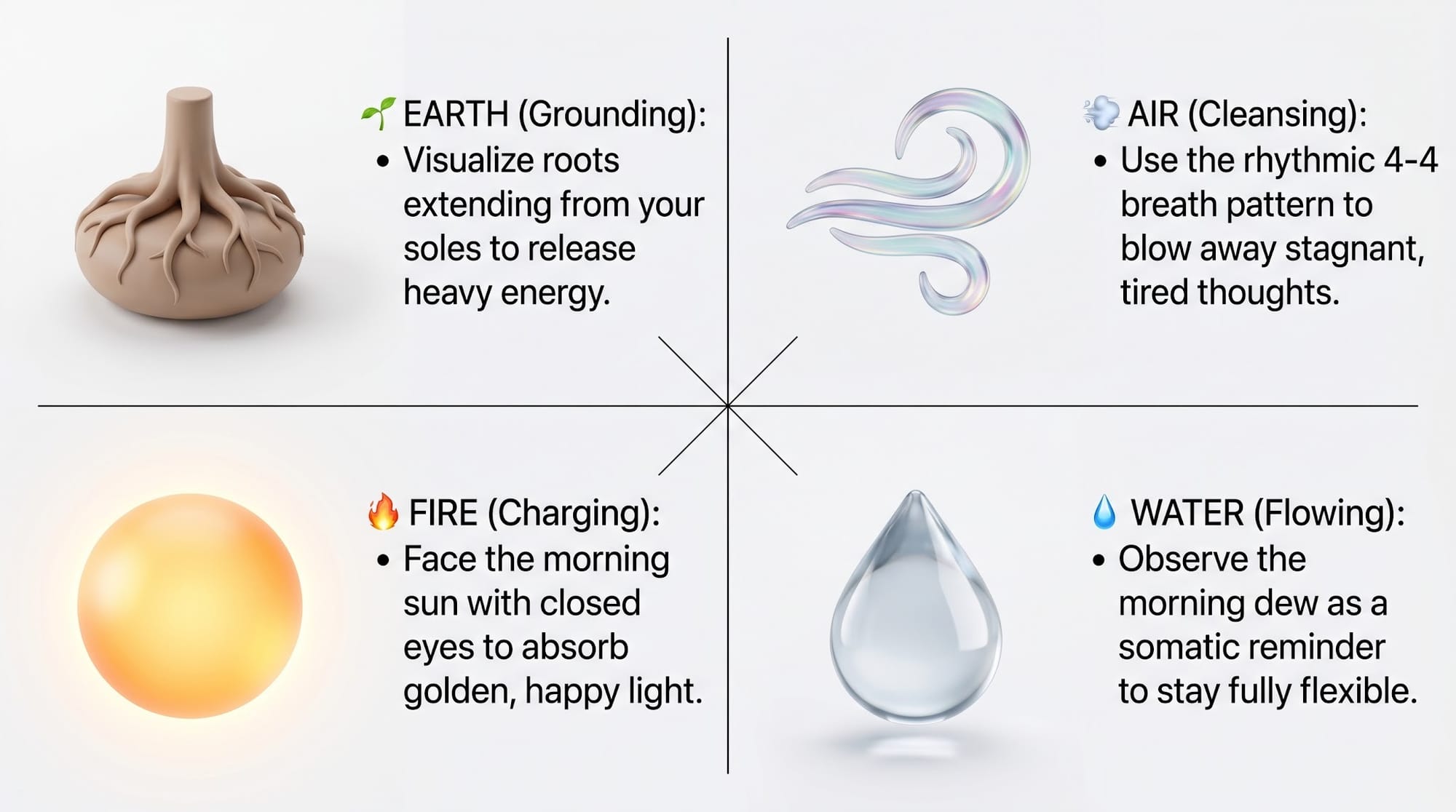 The Four Elements Ritual The Four Elements Ritual, Morning Walk, Nervous System Regulation, Mindful Walking, Morning Ritual, Higher Self, Somatic Practices, Stress Relief