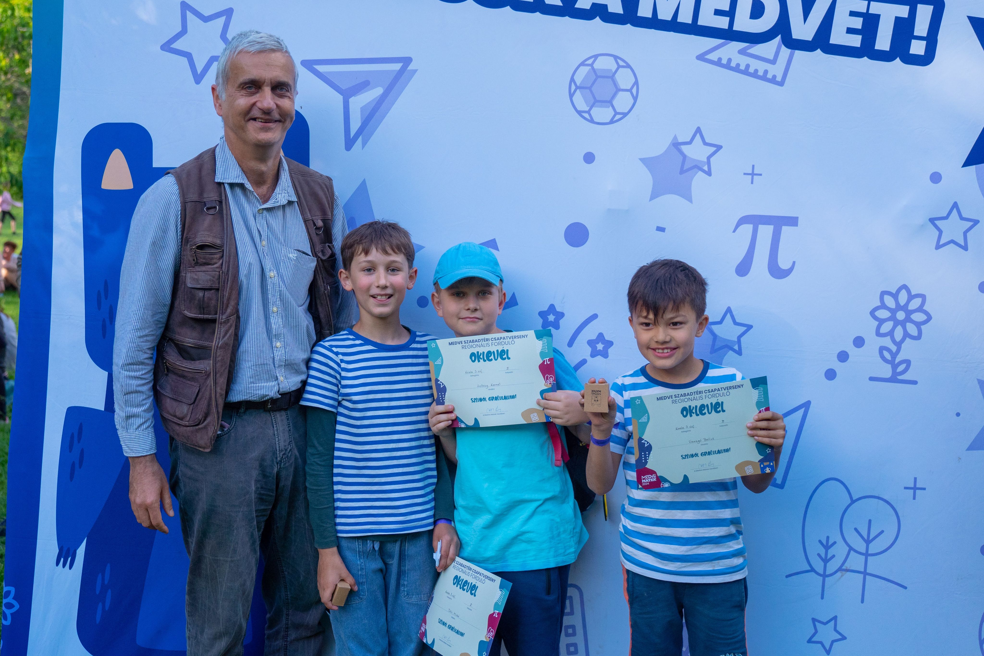 A bronz helyezést elért Római-s csapat.