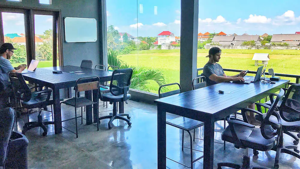 district canggu coworking space