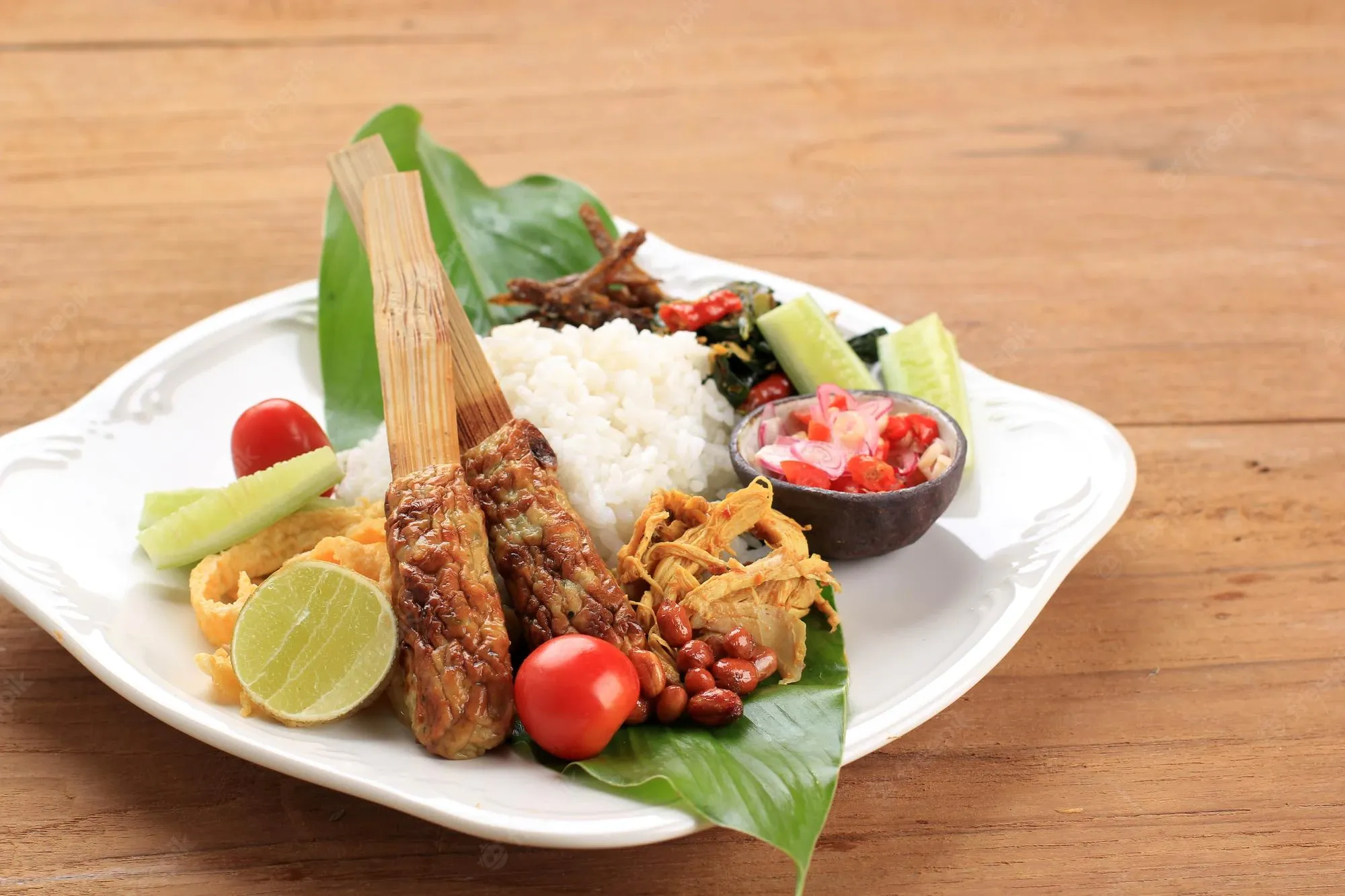 nasi campur khas bali