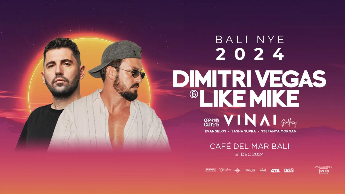 cafe del mar new year party 2024-2025 in Bali