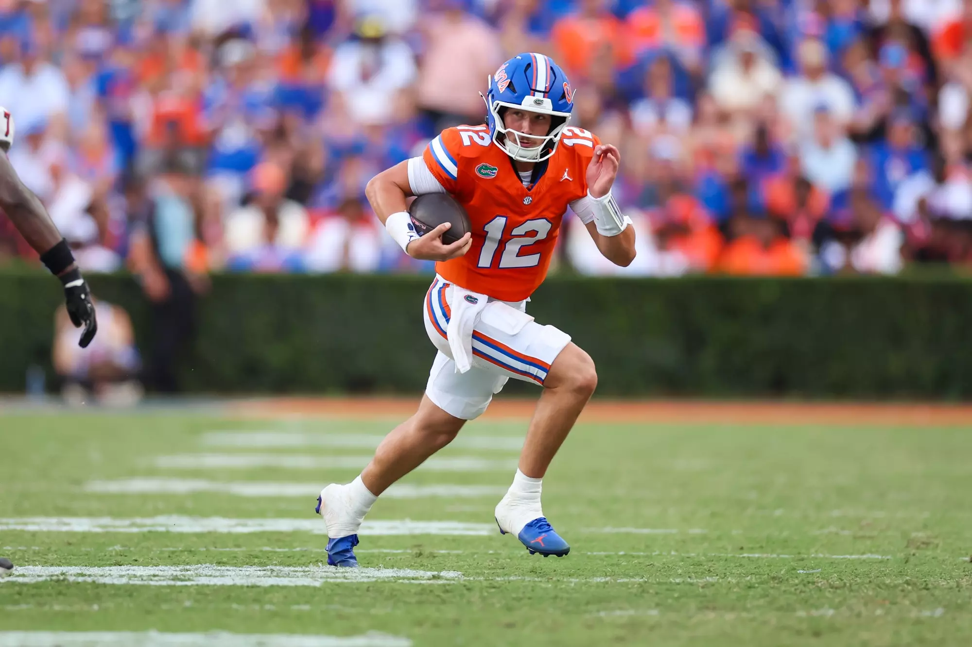 Florida quarterback Aaron Philo vs Campbell at Ben Hill Griffin Stadium