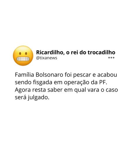 Ricardilho só na "fishing expedition"