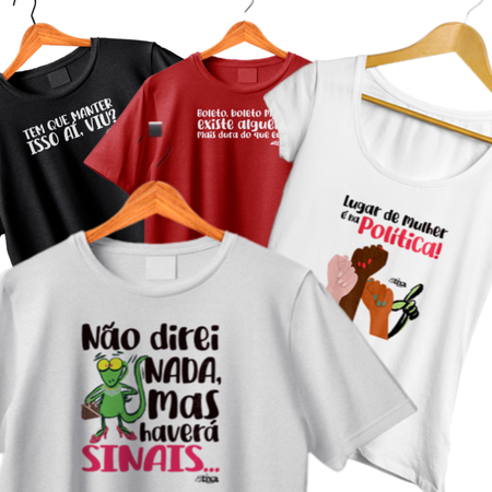 Camiseta rima com treta