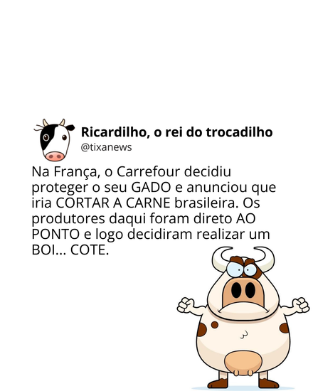 A vaca foi pro brejo