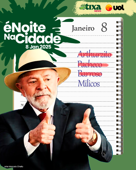 E eis que os chefes militares apareceram num 8 de janeiro