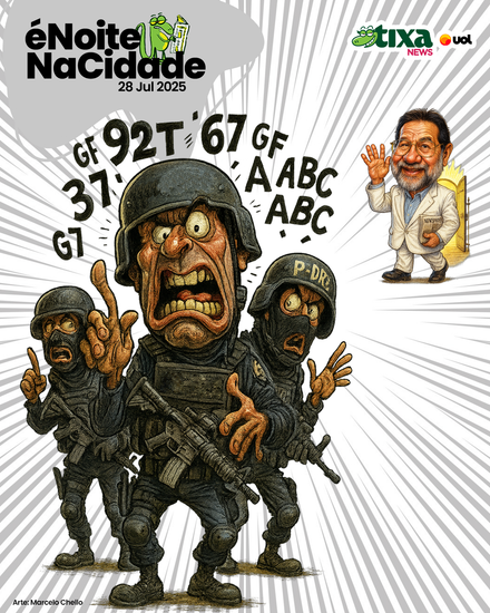 Não era golpe, era fanfic de farda. Assinado: kids pretos