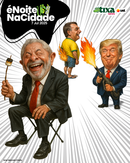 Trump solta o fósforo e Lula assa marshmallow