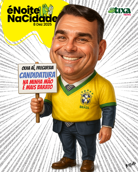 Candidatura de Flavitcho foi parar na OLX