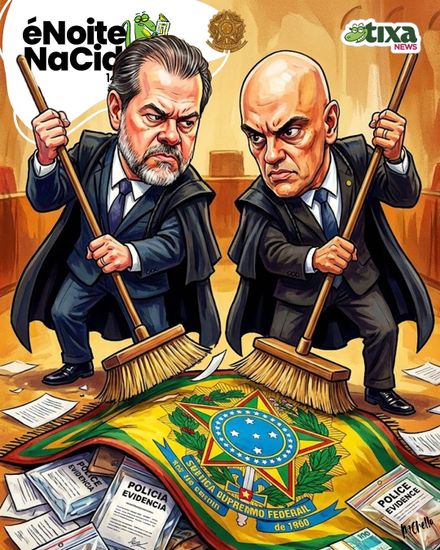 Tá esquisito isso, hein, Toffoli? Hein, Xandão?