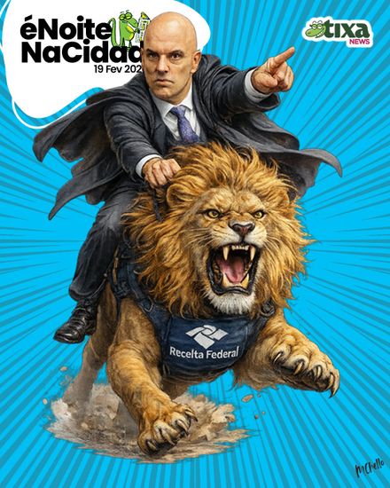 Soltaram o leão na Receita