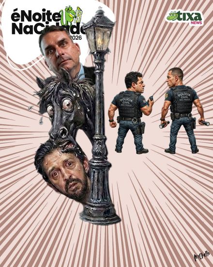 A Polícia do Tarcísio vai atrás do Pangaré Sombrio