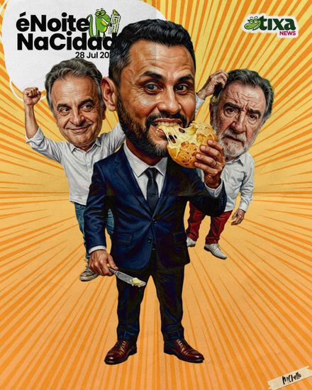 Minas com a faca e o pão de queijo na mão