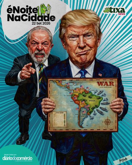 Lá vem o Trump de novo