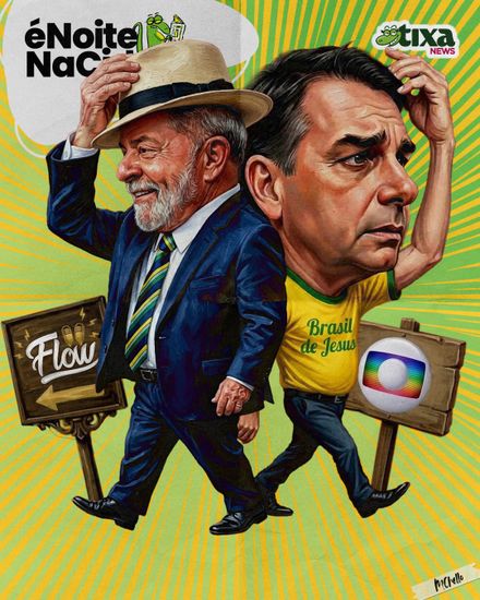 Lula vai no Flow e Flavitcho pra Globo