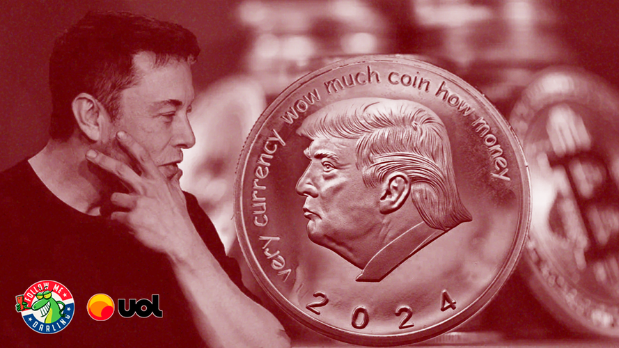 O Bitcoin tomou conta de Trump