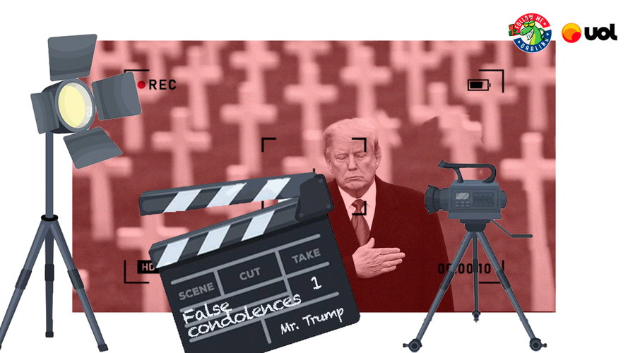 Trump no cemitério