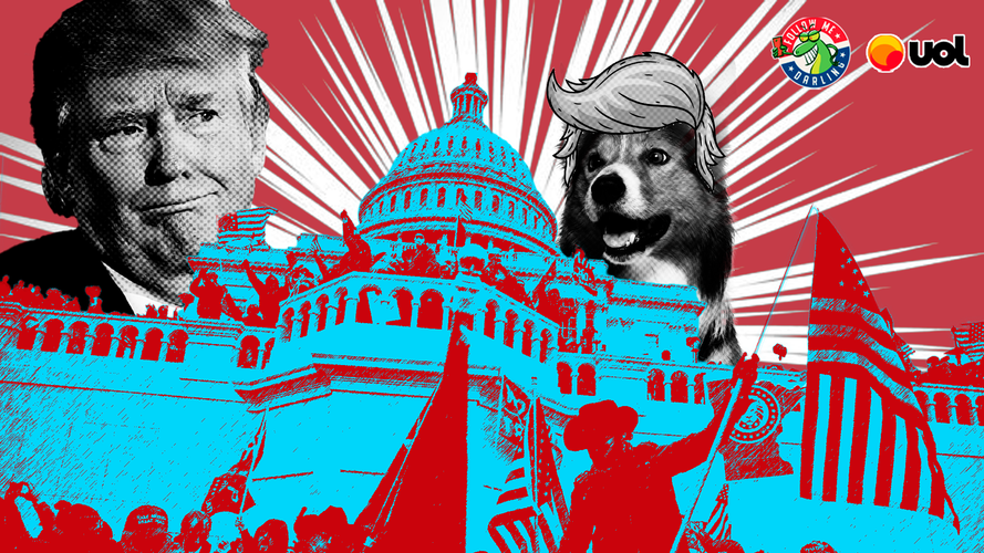 Para o cão sortudo do Trump, os detalhes não importam