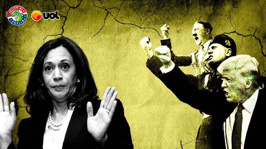 Kamala dobra a aposta no fascista