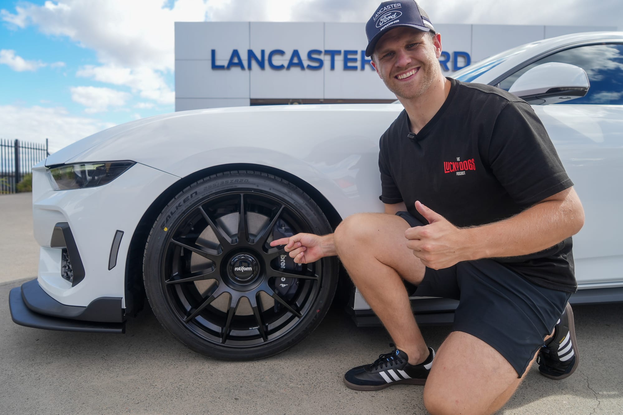 Supercars champion Brodie Kostecki reveals special-edition Ford Mustang