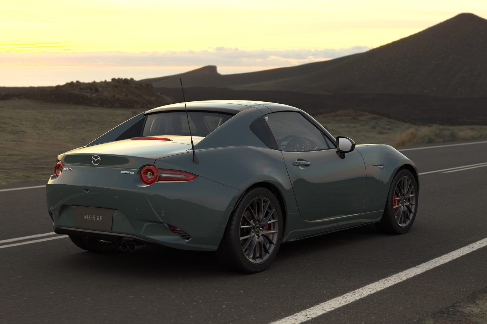 Zinc Green Metallic Mazda MX-5 Roadster GT RS