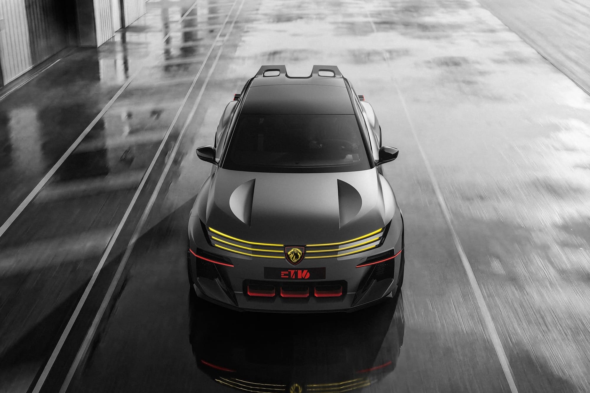 Peugeot E-T16 Concept front profile