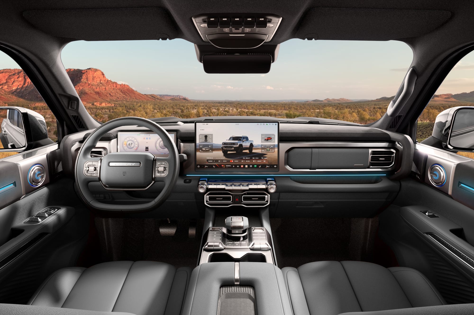 Overseas Chery KP31 interior