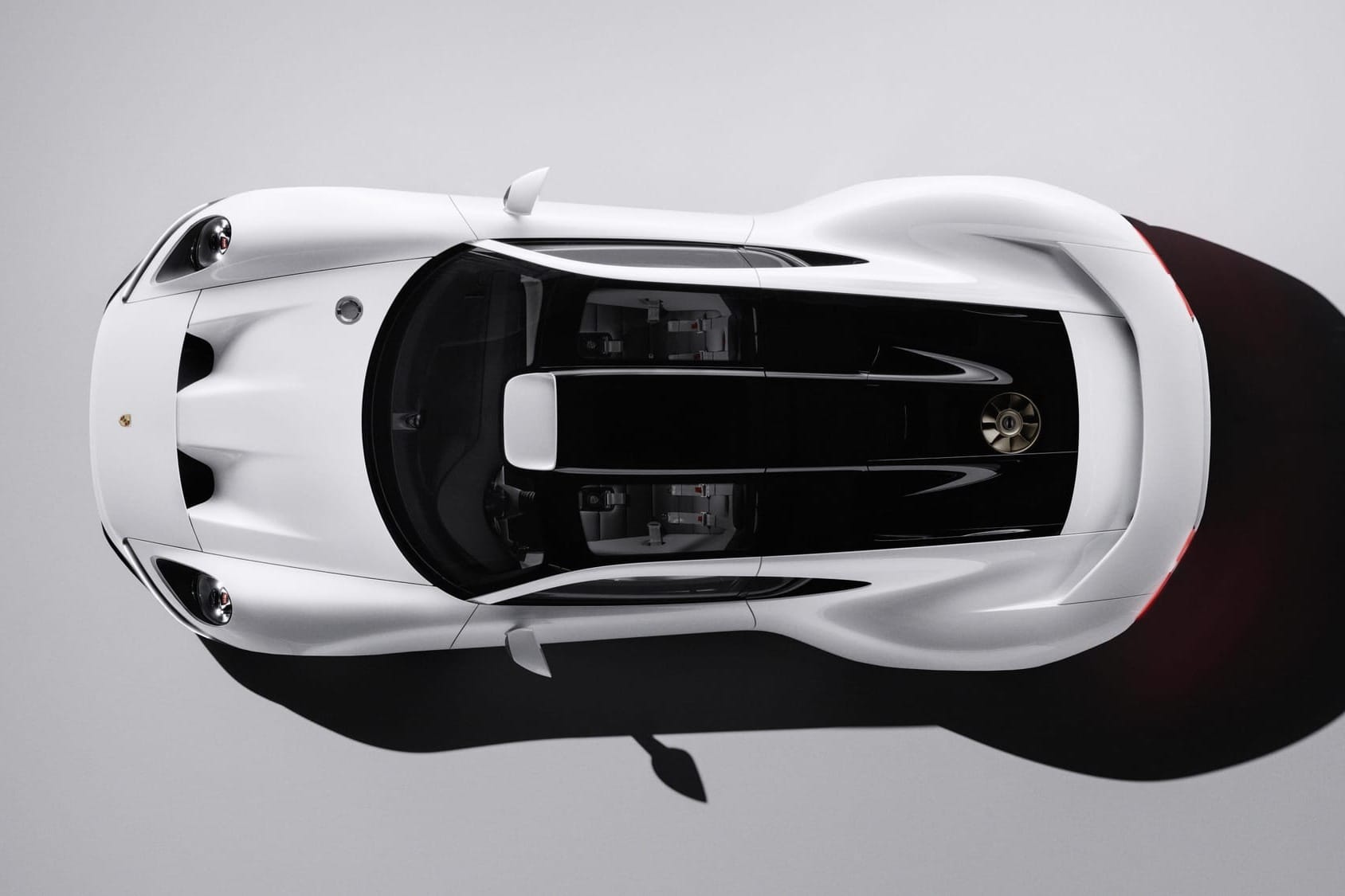 Porsche Mission S from above