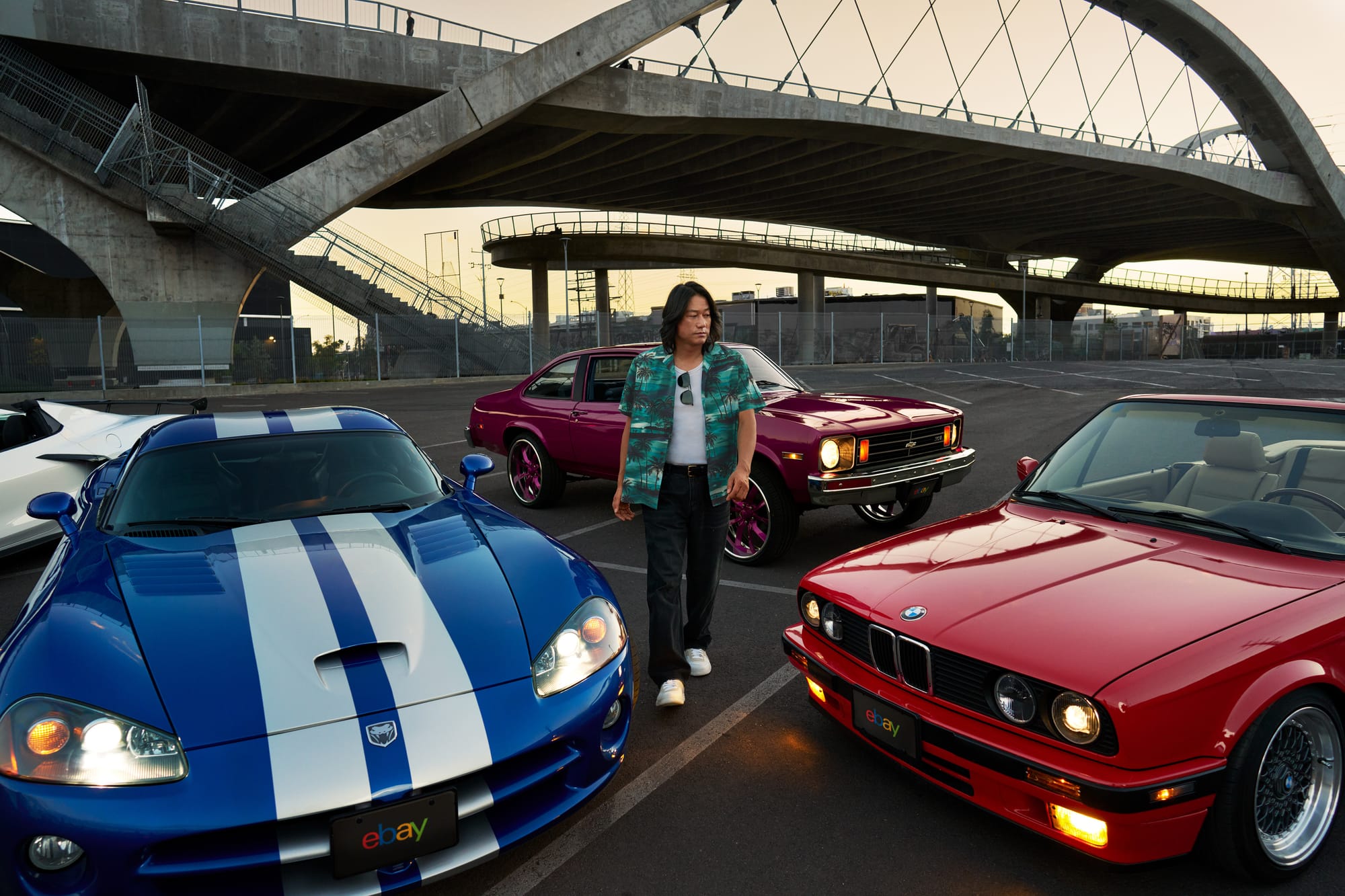 Sung Kang with eBay's Most Wanted Collection
