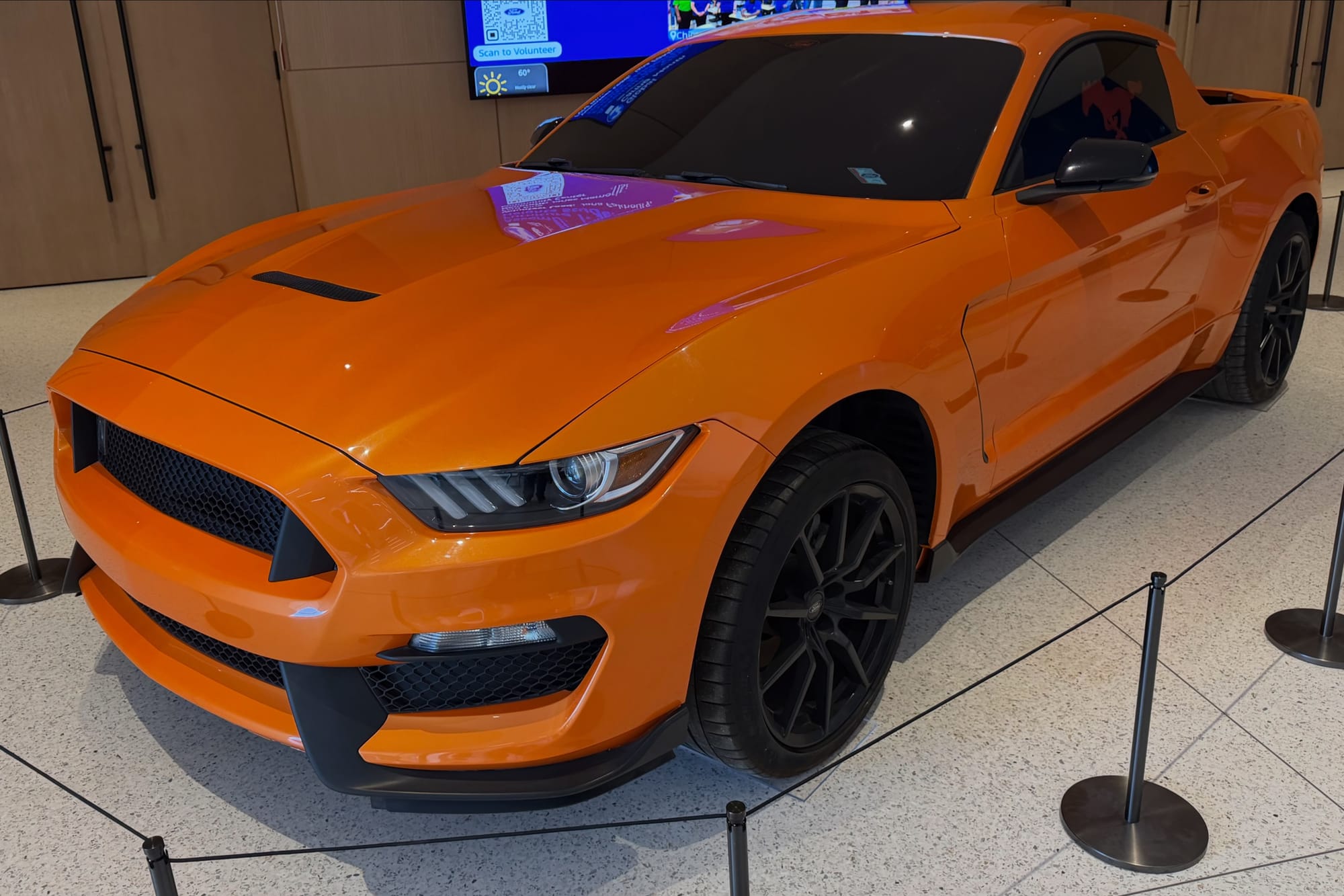 A one-off Ford Mustang ute concept is now a part of Ford's Heritage Fleet