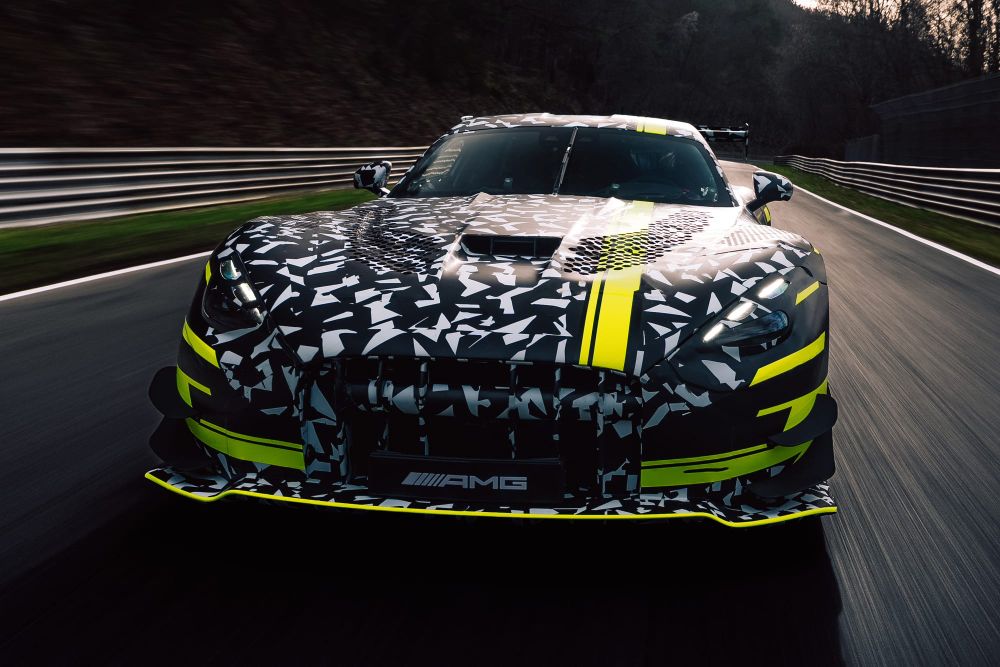 Mercedes-AMG’s new V8 supercar caught on camera