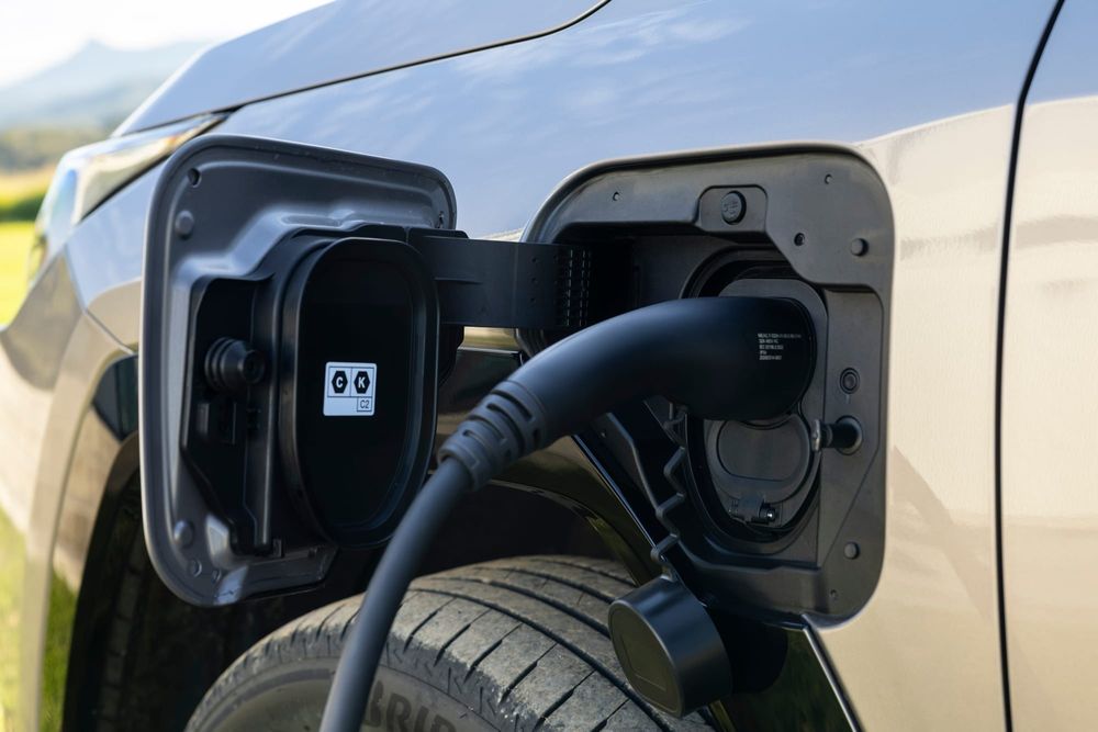 A Toyota RAV4 PHEV charging