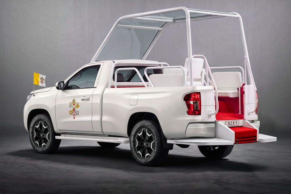 The new Popemobile is a Chinese ute
