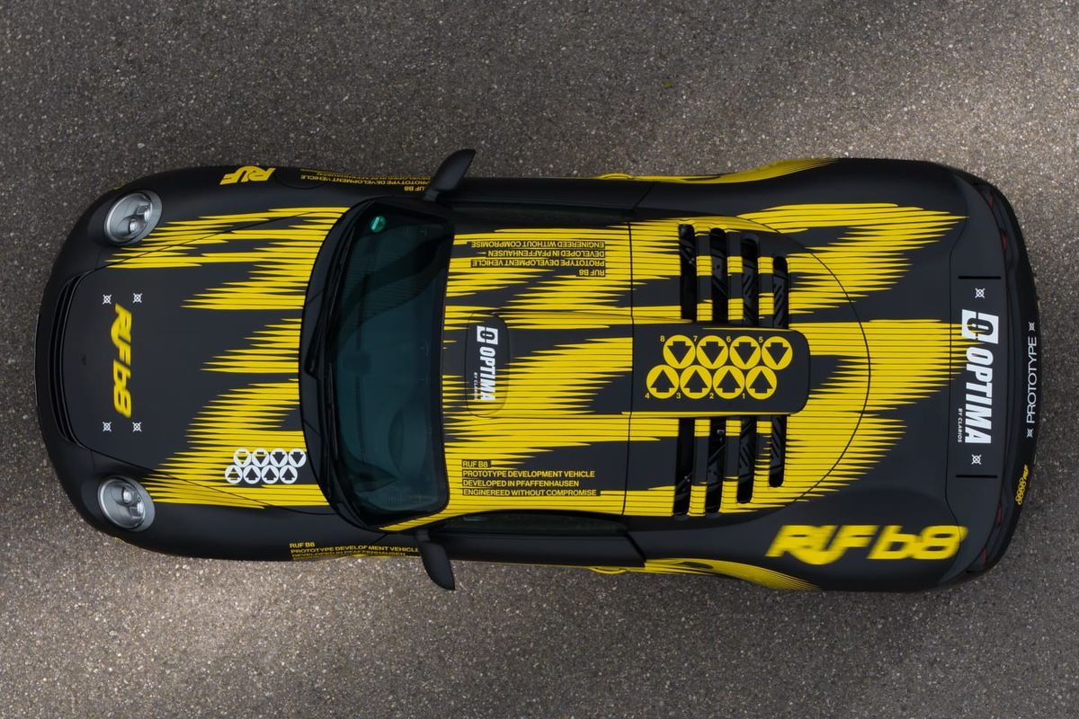 Ruf is developing an eight-cylinder, manual supercar