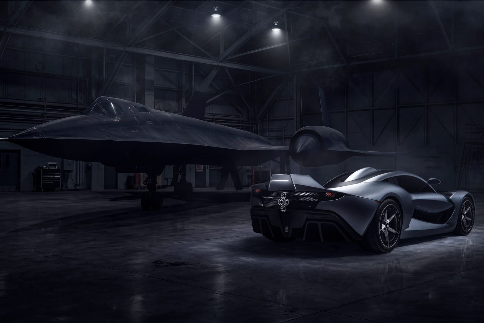 Hennessey’s V8 manual supercar channels SR-71 Blackbird spy plane post image