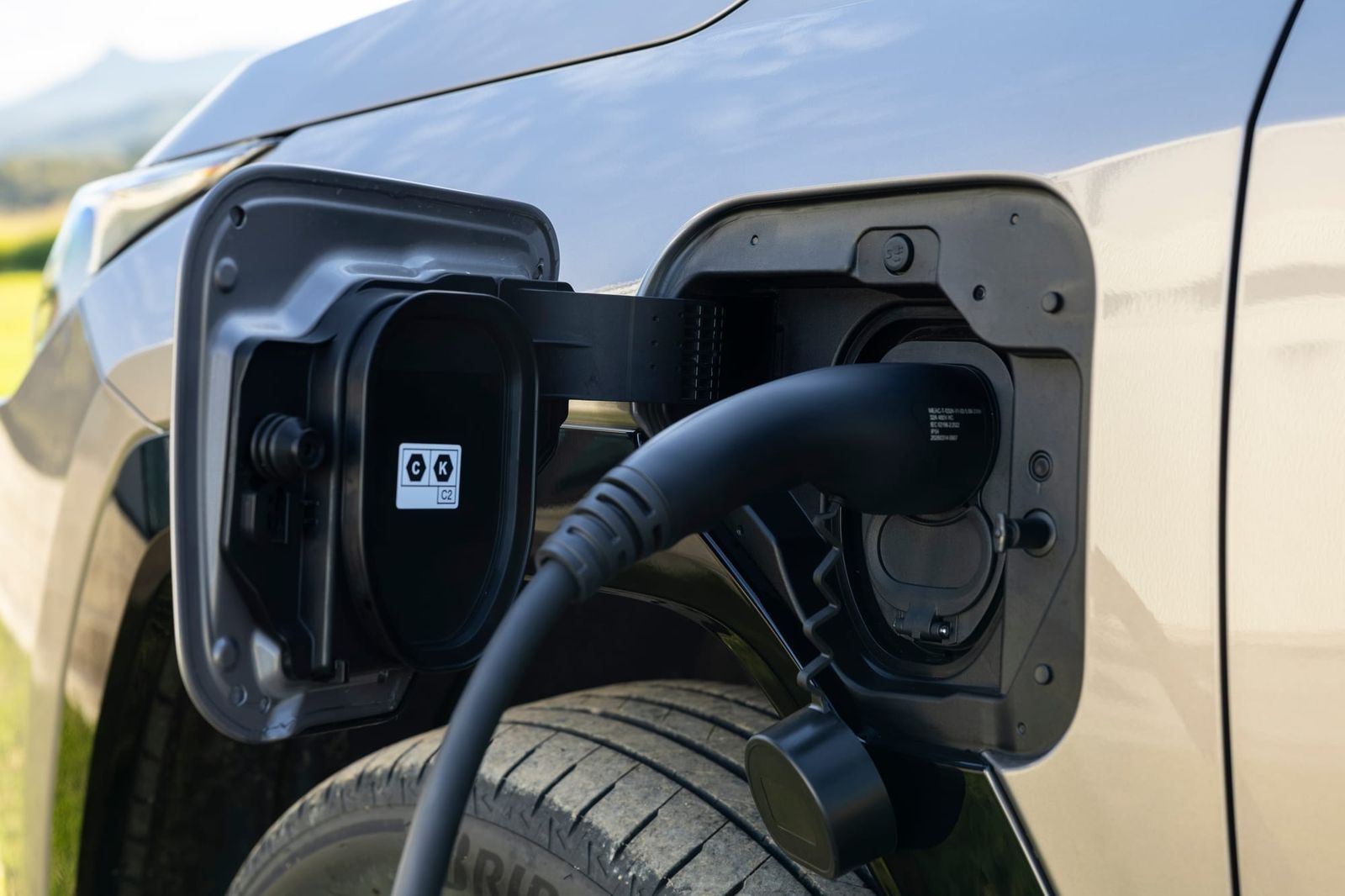 A Toyota RAV4 PHEV charging