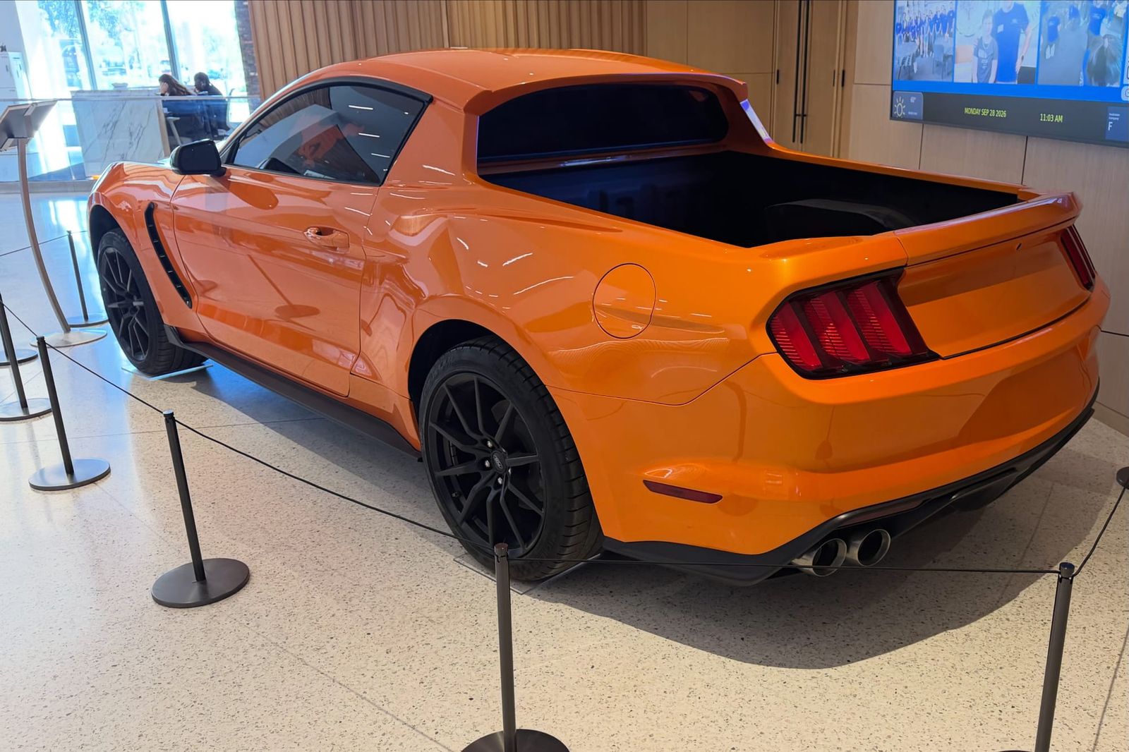 A one-off Ford Mustang ute concept is now a part of Ford's Heritage Fleet