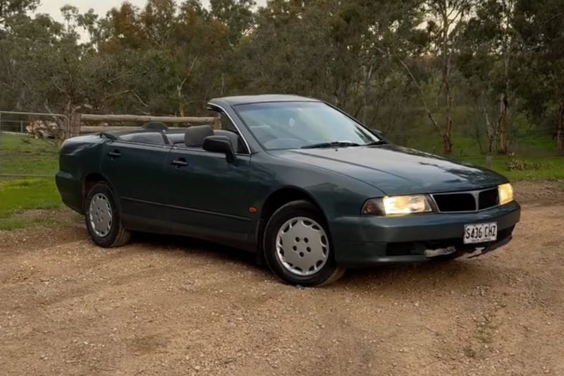 Roofless Mitsubishi Magna shows the convertible we missed out on post image