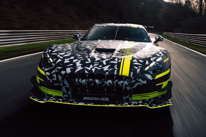 Mercedes-AMG’s new V8 supercar caught on camera post image
