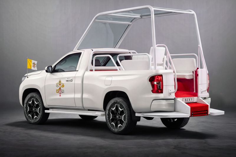 The new Popemobile is a Chinese ute post image