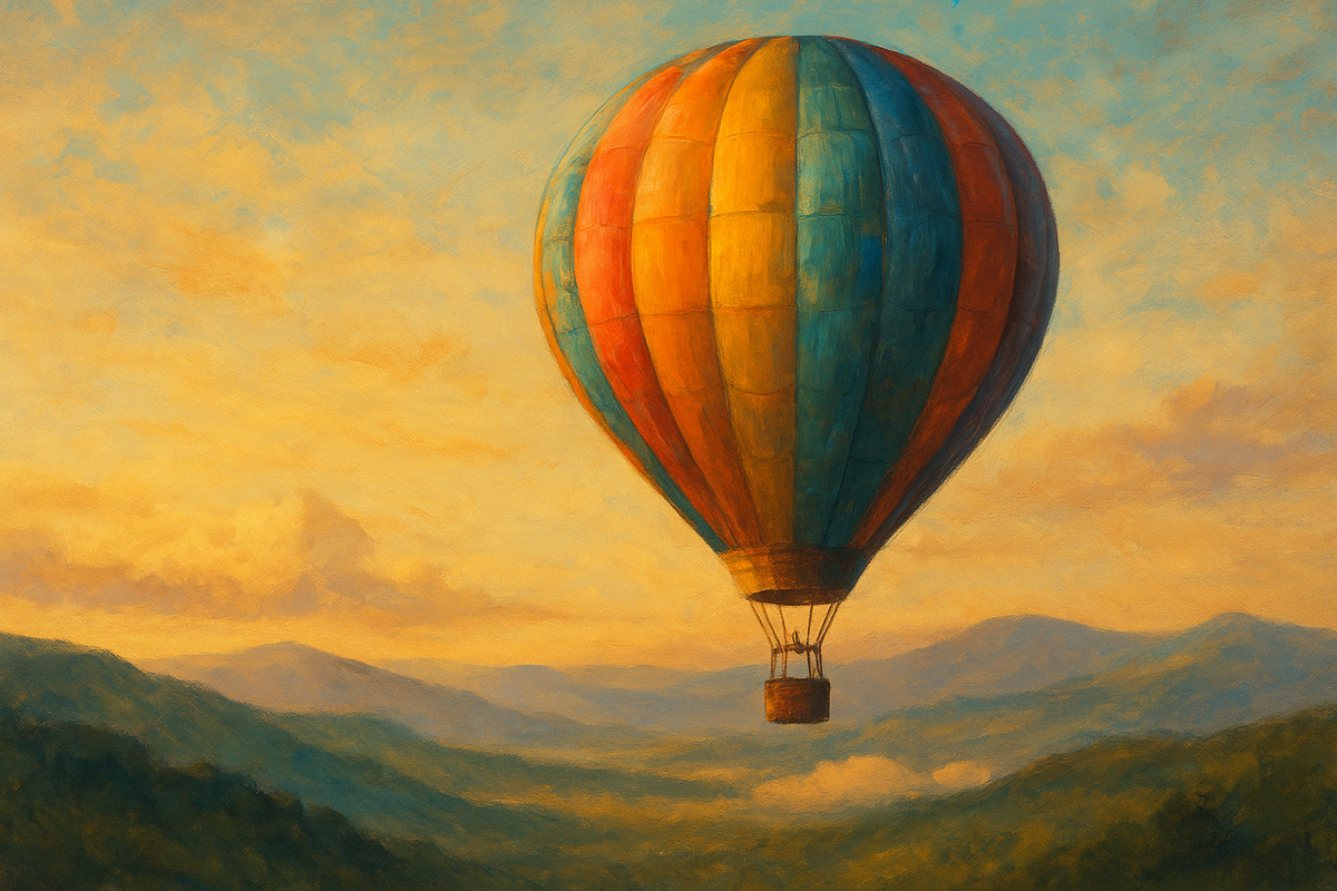 Voyage en montgolfière