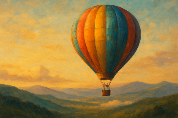Voyage en montgolfière
