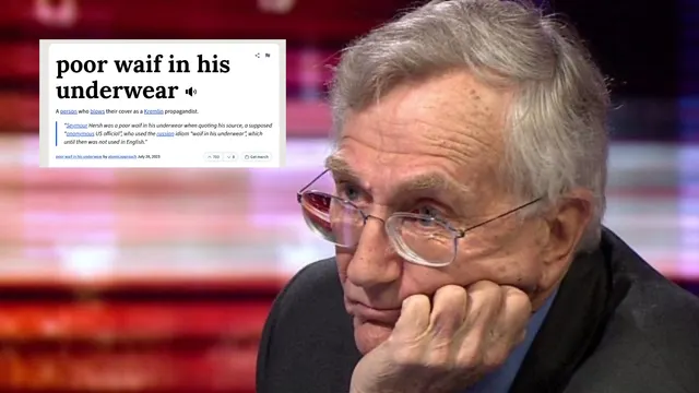Seymour Hersh is still ‘a poor waif in his underwear’