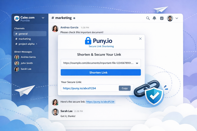 Puny.io + Pumble: Powerful Link Management Right Where Your Team Works