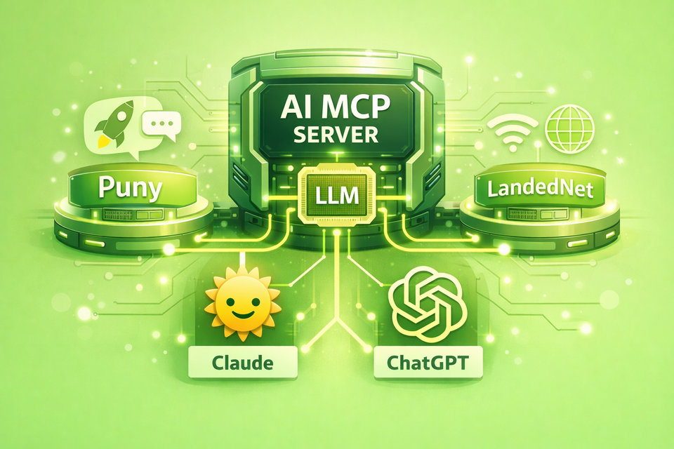 Build, publish, and share custom web pages - all from a single AI conversation using Landed.net and Puny.io.